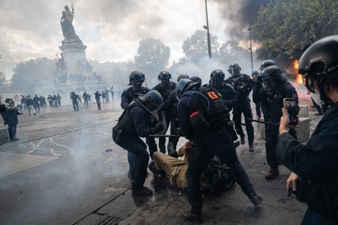 Débordements du 17 octobre : le ministère de l'Intérieur salue la « participation citoyenne » et officialise les « zones d'effervescence démocratique »